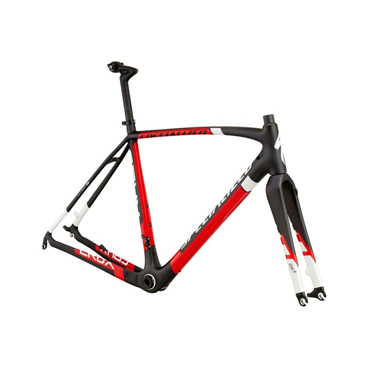 Specialized CruX Pro Carbon Frameset (Rampaket) Carbon/Red/White