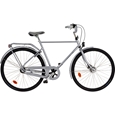 Skeppshult Smile 3 Växlar Herrcykel Slipad Silver