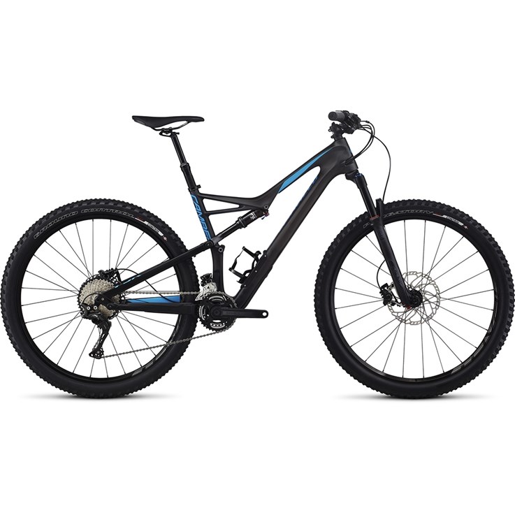 Specialized Camber FSR Comp Carbon 29 X2 Satin Carbon/Neon Blue