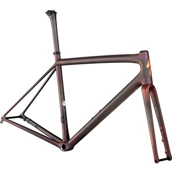 Specialized S-Works Aethos Frameset Satin Carbon/Red Gold Chameleon/Bronze Foil