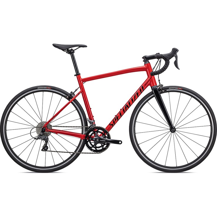 Specialized Allez E5 Gloss Flo Red/Tarmac Black