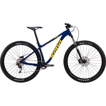 Kona Honzo AL Matt Navy with Gloss Yellow and Blue Decals