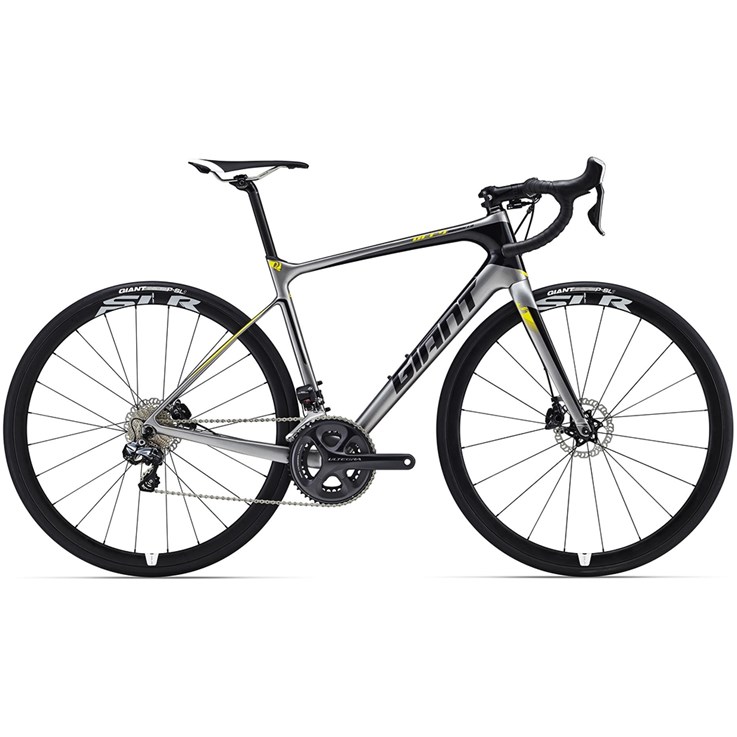 Giant Defy Advanced Pro 1 Dark Silver/Black/Yellow