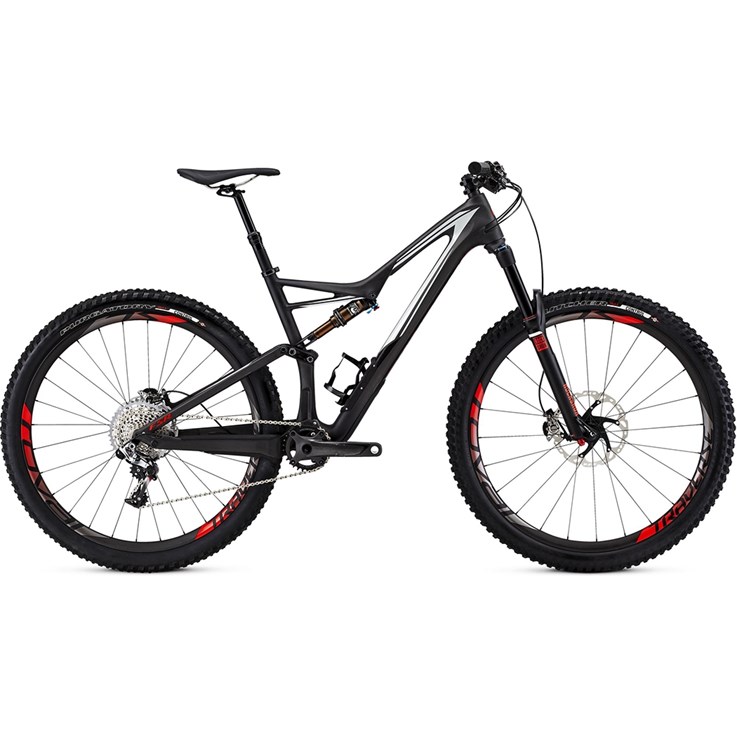 Specialized S-Works Stumpjumper FSR Carbon 29 Satin/Gloss Carbon/Dirty White/Rocket Red