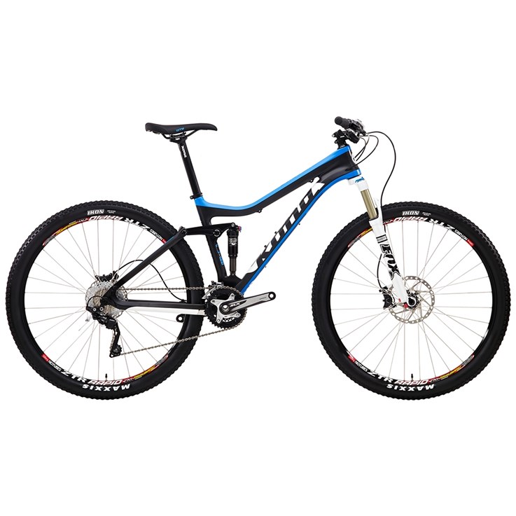 Kona Hei Hei Deluxe Matt Unidirectional Carbon with Blue, White and Black