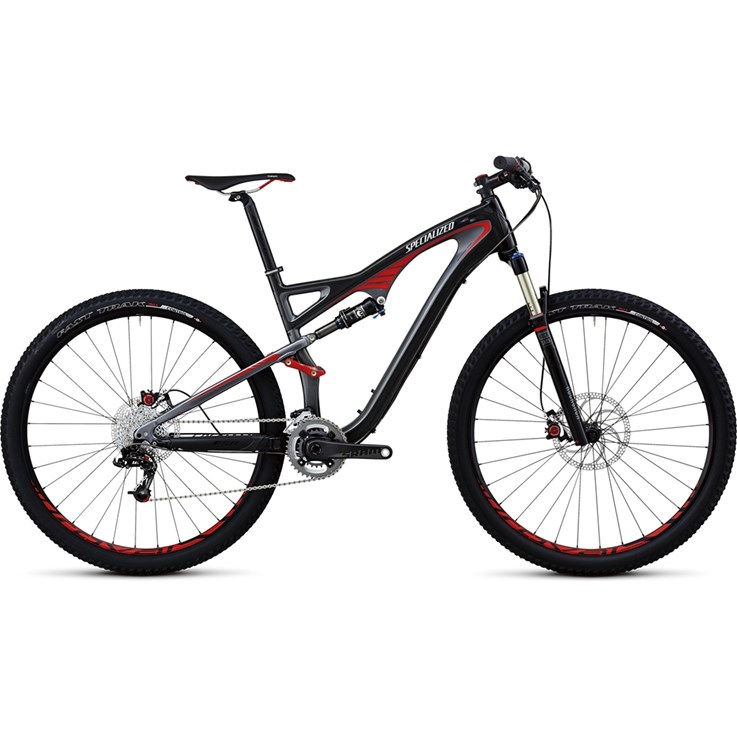 Specialized Camber FSR Expert Kolfiber Evo R 29 Materialfärg/Grå/Röd