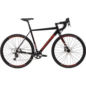 Cannondale CAADX Apex 1 Jet Black with Acid Red and Magnesium White, Gloss