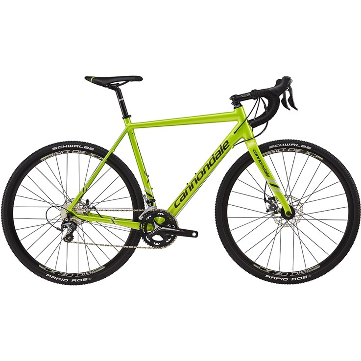 Cannondale CAADX Tiagra Acid Green with Anthracite and Fine Silver, Gloss