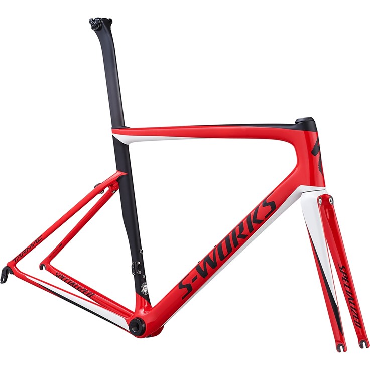 Specialized Tarmac SL6 S-Works Frameset Gloss Flo Red/Metalic White Silver/Satin Black