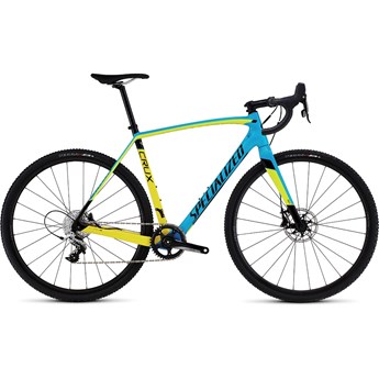 Specialized Crux Elite X1 Gloss Cyan/Yellow/Tarmac Black