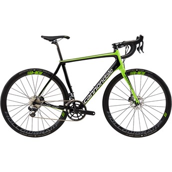 Cannondale Synapse Hi-Mod Disc Team Jet Black with Berzerker Green and Chrome, Gloss