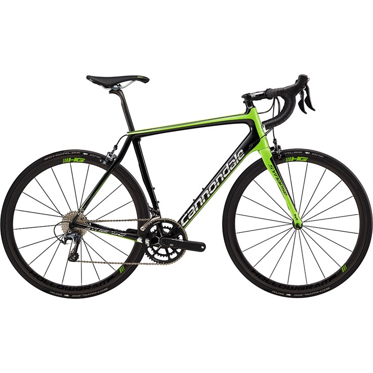 Cannondale Synapse Hi-Mod Ultegra Berzerker Green with Jet Black and Chrome, Gloss