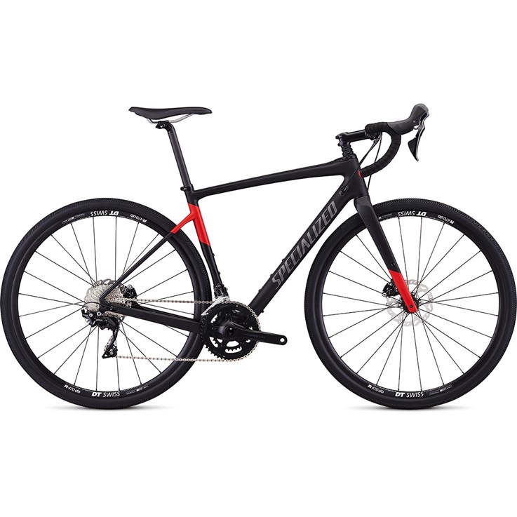 Specialized Diverge Men Sport Satin Tarmac Black/Flo Red