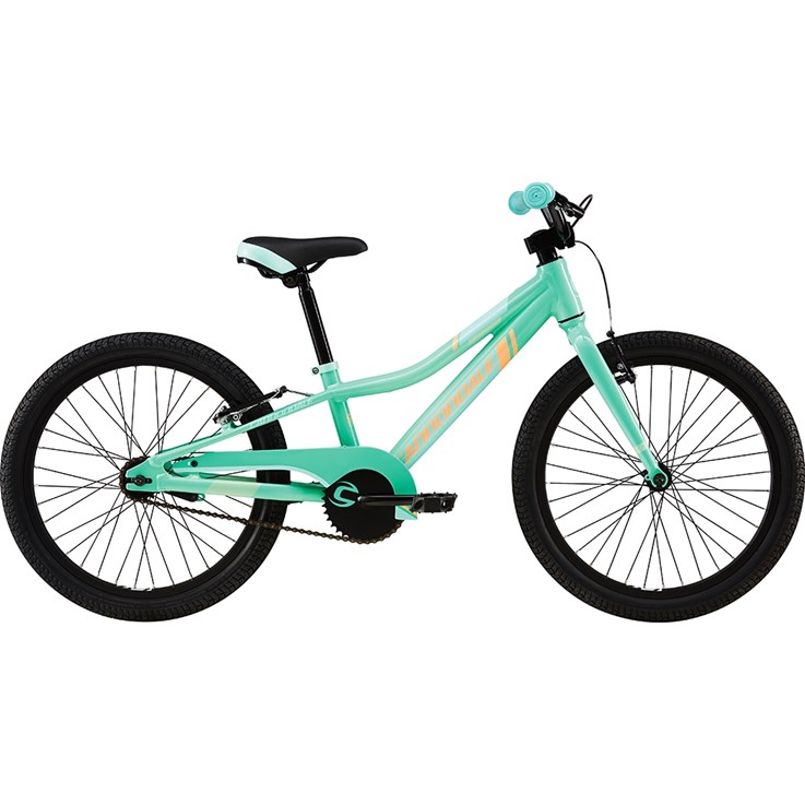 Cannondale Trail 20 Single-Speed Girls Tropics with Linen Green and Brazilliant, Gloss