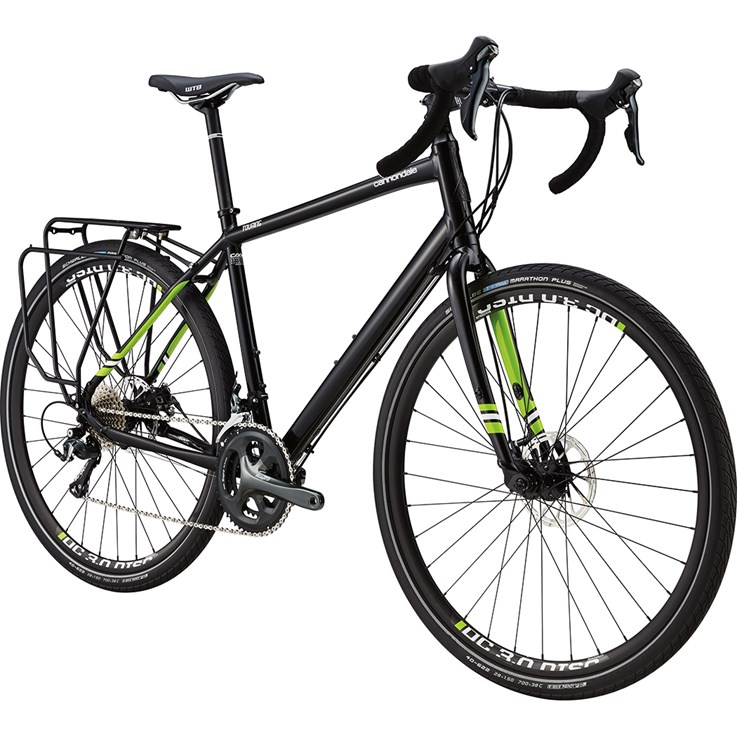 Cannondale Touring 1 Jet Black with Berserker Green and Magnesium White, Gloss