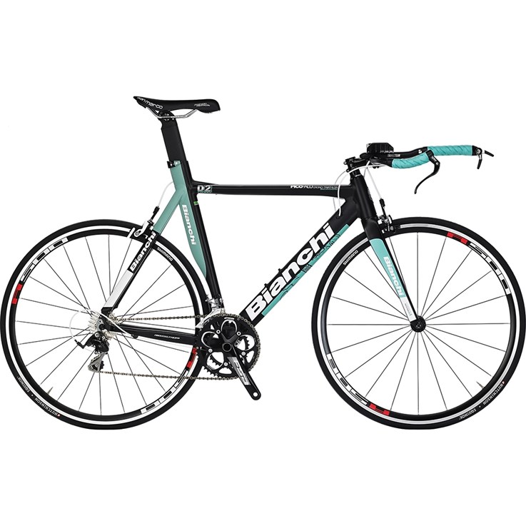 Bianchi Pico Crono Aluminium Svart/Celeste