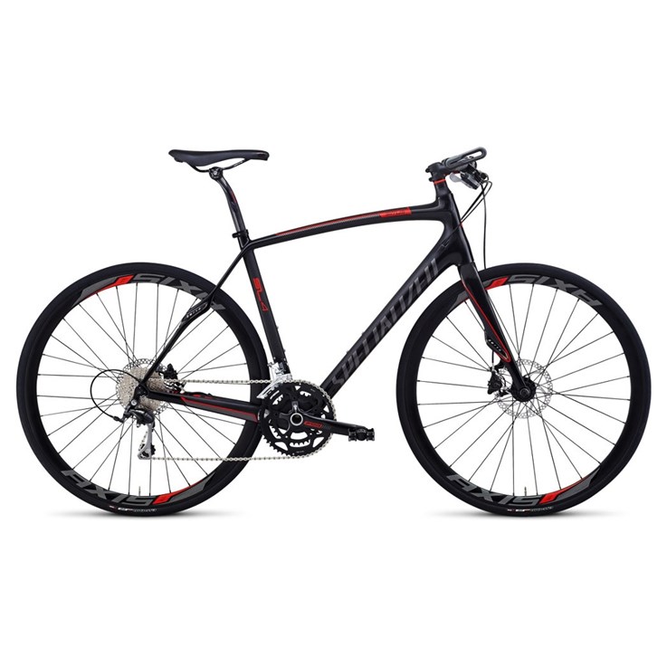 Specialized Sirrus Expert Carbon Disc Svart/Röd