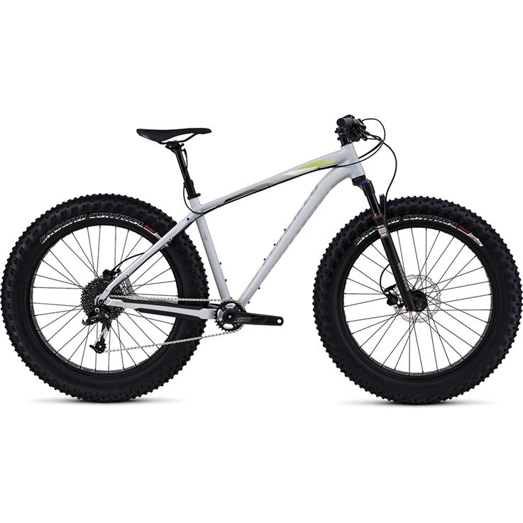 Specialized Fatboy Trail Satin Filthy White/Hyper Green/Grey Fade