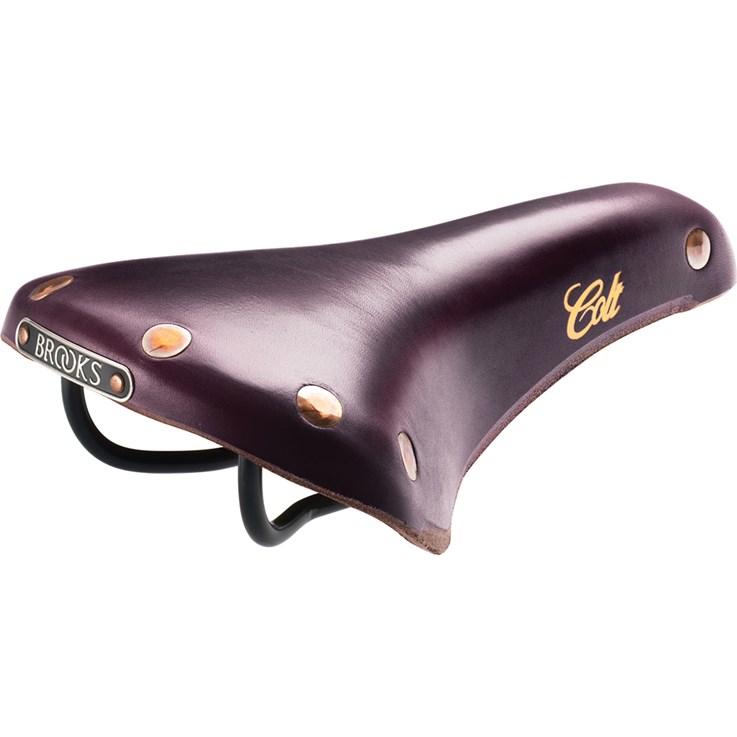 Brooks Sadel I Läder Colt Violet