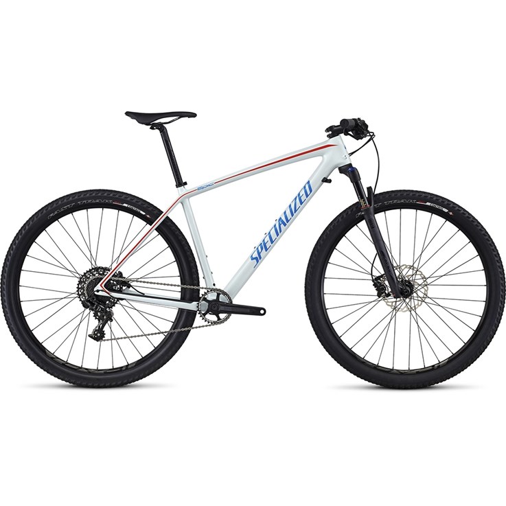 Specialized Epic Hardtail Comp Carbon WC 29 Gloss Baby Blue/Neon Blue/Nordic Red