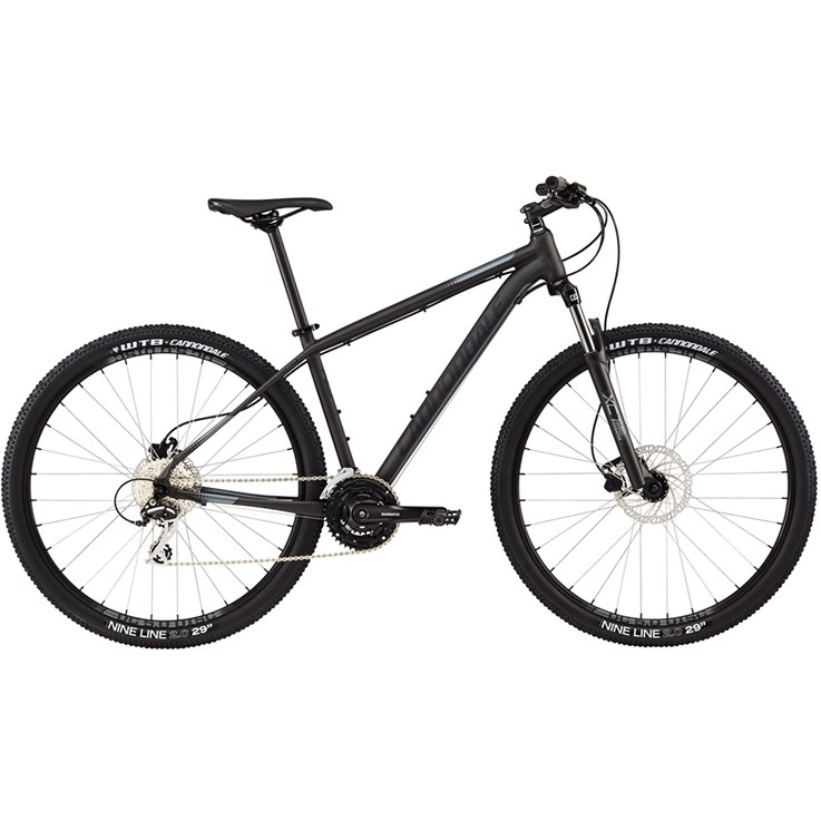 Cannondale Trail 6 Nearly Black with Charcoal Gray and Jet Black, Matte