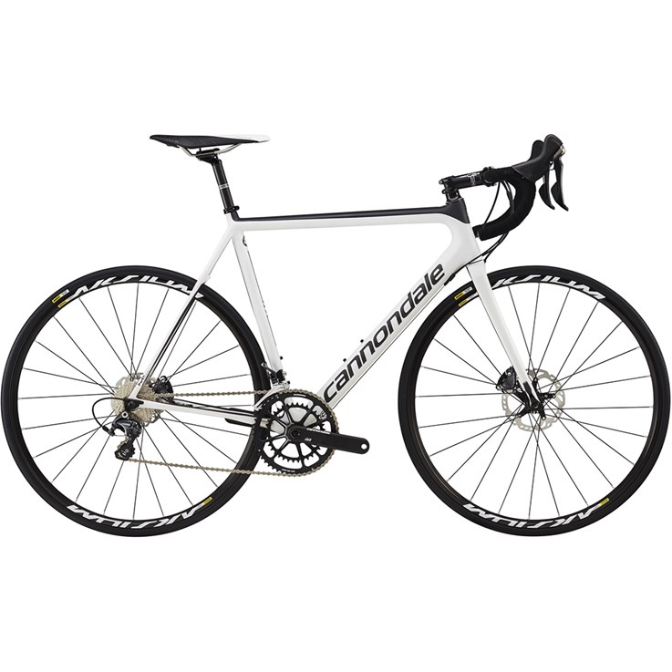 Cannondale SuperSix EVO Hi-Mod Disc Ultegra Cashmere with Nearly Black, Satin