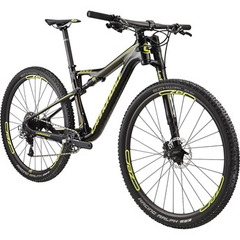 Cannondale Scalpel-Si Carbon 2 Jet Black with Neon Spring and Berzerker Green, Gloss