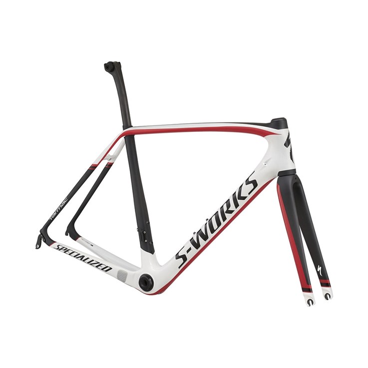 Specialized S-Works Tarmac Frameset (Rampaket) White/Carbon/Black/Red