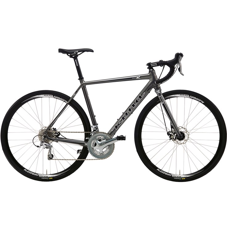 Kona Jake Metallic Dark Silver with Black and White