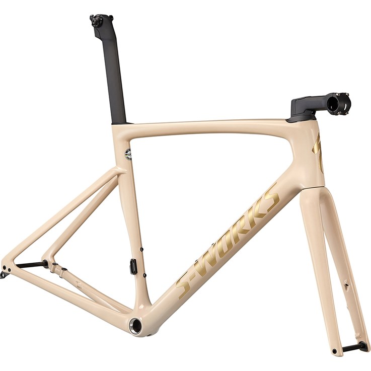 Specialized Tarmac SL7 S-Works Frameset Sand/Red/Gold Chameleon/Satin Brushed Gold Foil