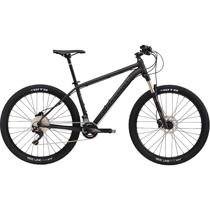 Cannondale Trail 1 Matte Nearly Black with Gloss Jet Black and Fine Silver