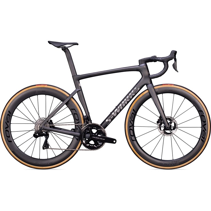 Specialized Tarmac SL7 S-Works Di2 Satin Carbon/Spectraflair Tint/Gloss Brushed Chrome