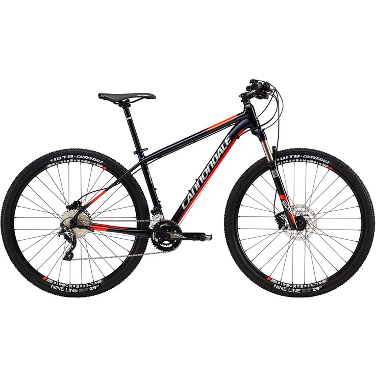Cannondale Trail 2 Midnight Blue with Fine Silver and Acid Red, Gloss