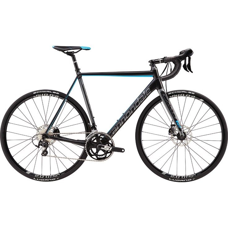 Cannondale CAAD12 Disc 105 Matte Jet Black with Charcoal Grey, Gloss Ultra Blue