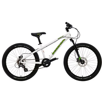 Kona Shred 24 Matt White with Green and Black