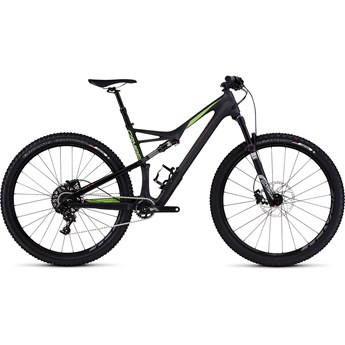 Specialized Camber FSR Comp Carbon 29 Satin Carbon/Monster Green/Rocket Red