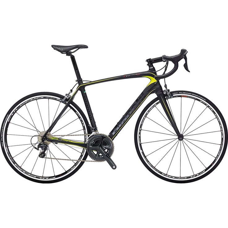 Bianchi Infinito CV Ultegra Black Matt/Black Glossy Logo/Yellow Fluo Line