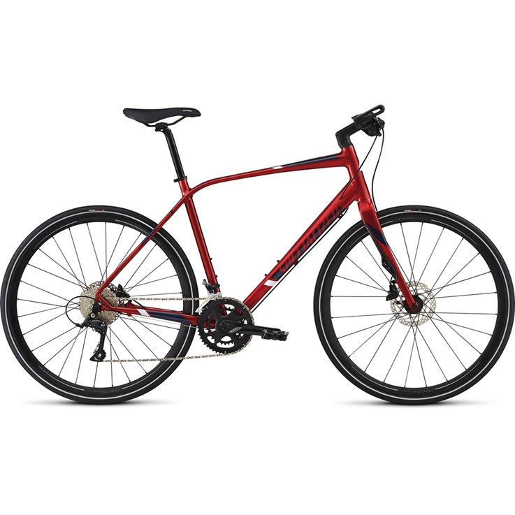 Specialized Sirrus Elite Candy Red/Navy/Baby Blue