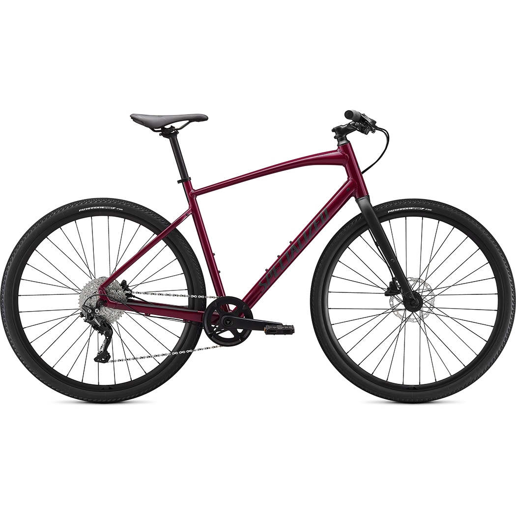 Specialized Sirrus Men EQ BT Int Cast Black Rocket Red