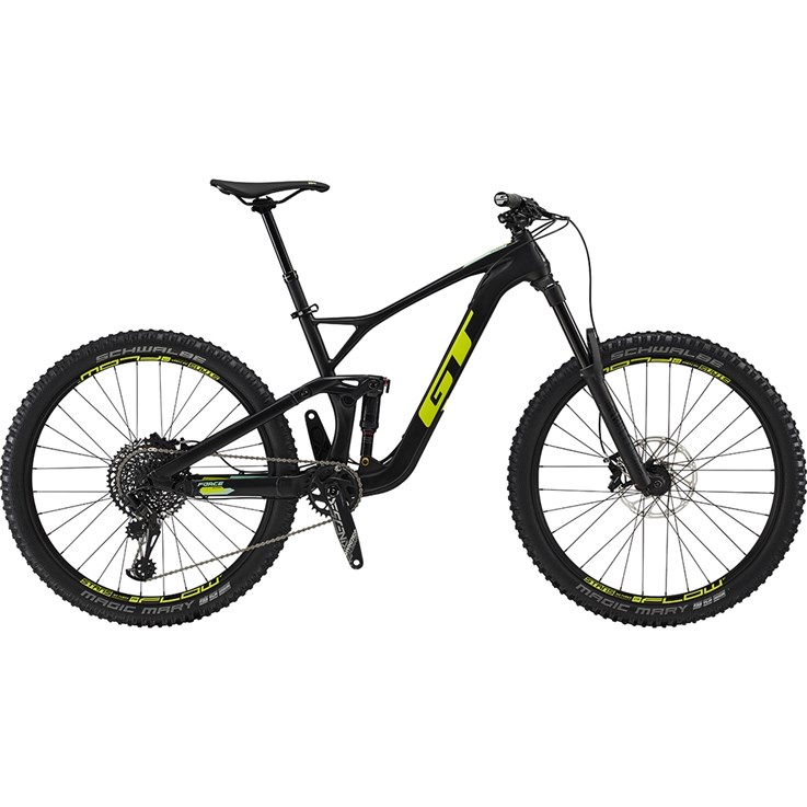 GT Force Carbon Expert Satin Raw with Gloss Chartreuse and Glacier
Mint 2019
