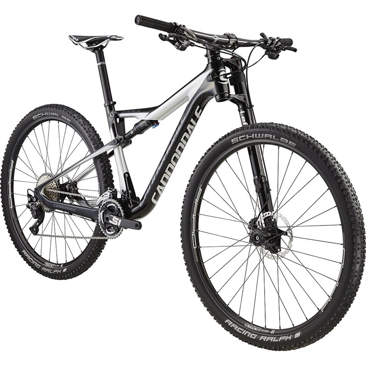 Cannondale Scalpel-Si Carbon 4 Jet Black with Fine Silver and Charcoal Gray, Gloss