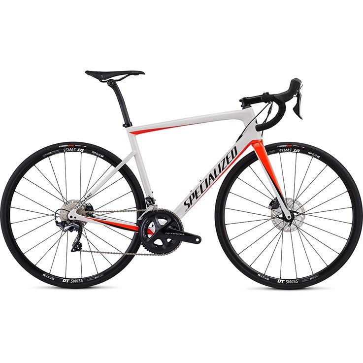 Specialized Tarmac Men SL6 Comp Disc Gloss Metalic White Silver/Rocket Red/Tarmac Black