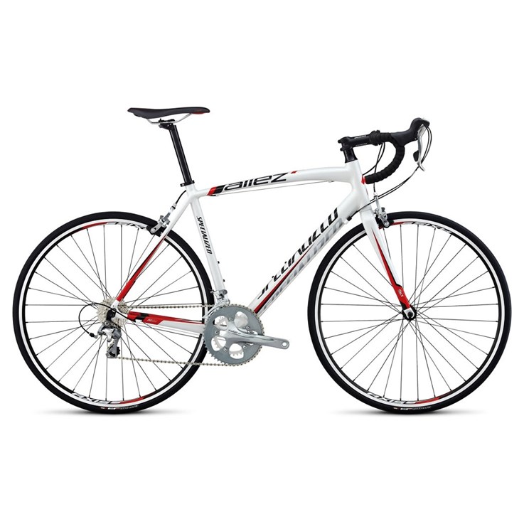 Specialized Allez Elite C2 INT Metallicvit/Röd/Svart