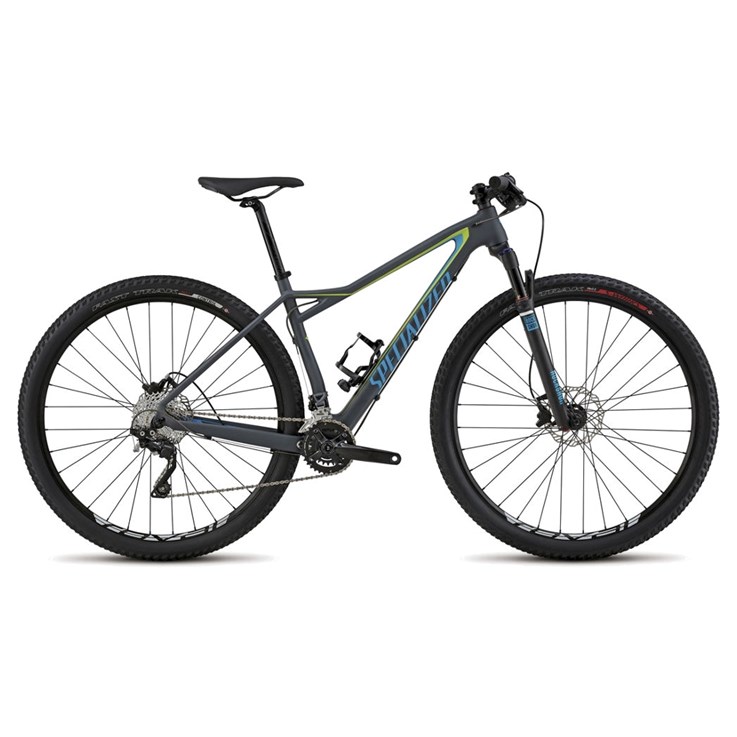 Specialized Fate Comp Carbon 29 Carbon Grey/Cyan/Hyper Green