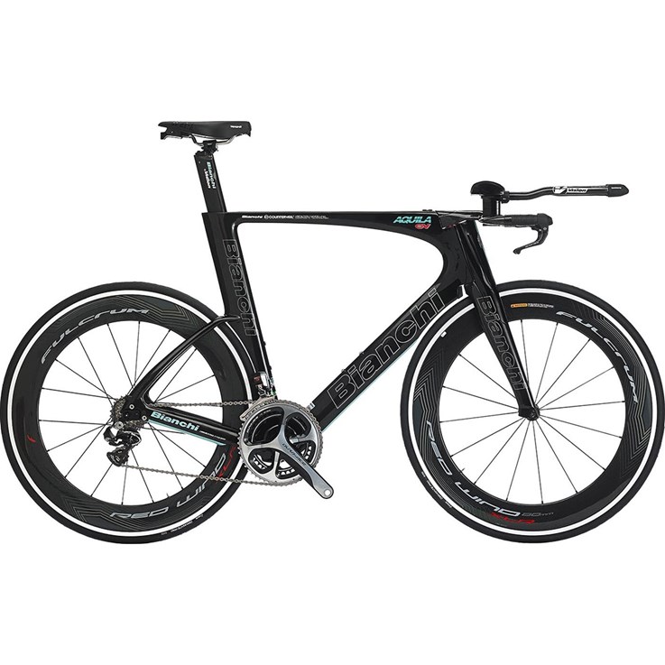 Bianchi Aquila CV TT Dura-Ace Di2 Black Matt/Celeste/Titan Outline Glossy