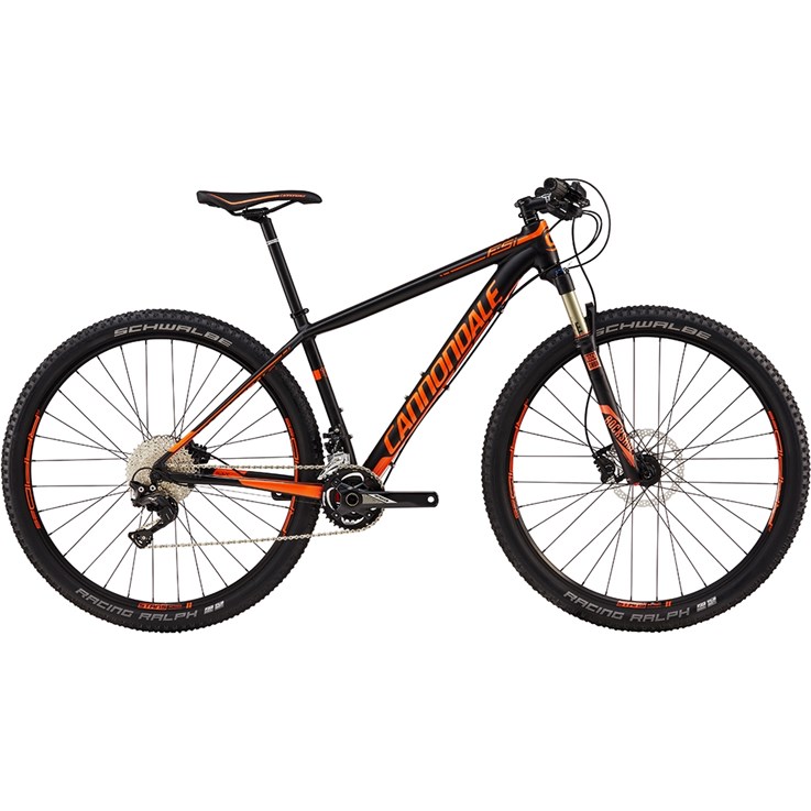 Cannondale F-Si 2 Matte Jet Black with Gloss Hazard Orange