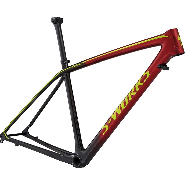 Specialized S-Works Epic Hardtail Carbon 29 Ram (Frame) Gloss Black Candy Red Fade/Hyper