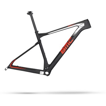 BMC Teamelite 01 Frameset Dti Svart, Röd och Vit