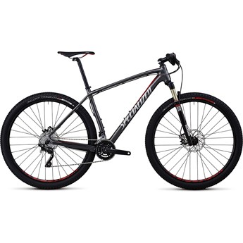 Specialized Stumpjumper Hardtail Comp Kolfiber 29 Grå/Röd/Silver