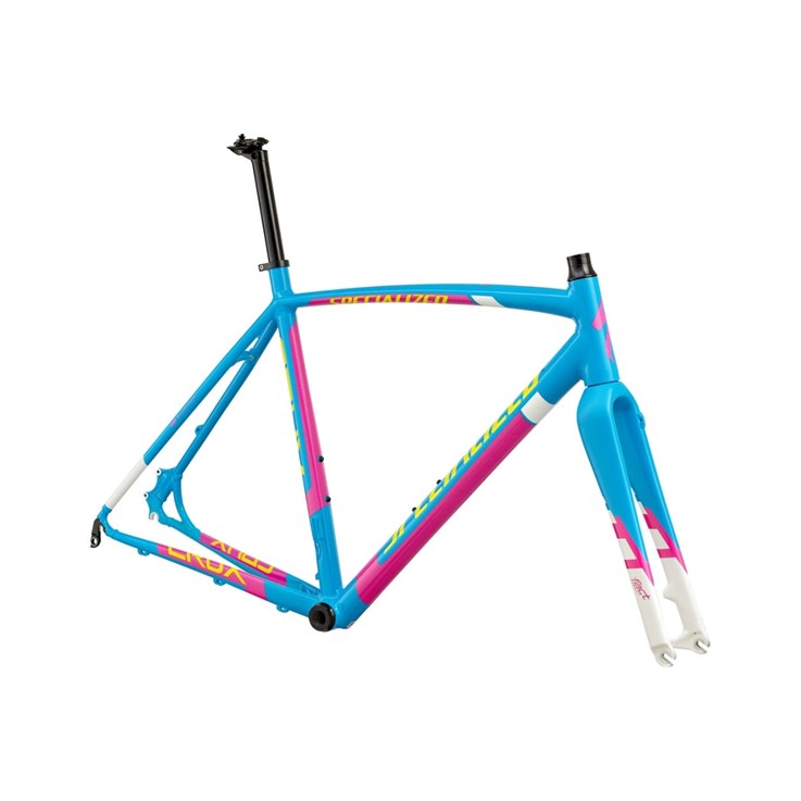 Specialized CruX E5 Frameset (Rampaket) Cyan/Magenta/White/Yellow